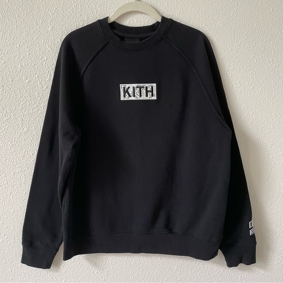Kith for MLB Los Angeles Dodgers Arched Crewneck Size Small Varsity Sports Retro - Picture 9 of 9